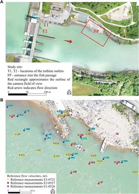 Rapid Detection of the Change in Surface Flow Patterns Near Fish Passages at Hydropower Dams With the Use of UAS Based Videos Under Controlled Discharge Conditions
